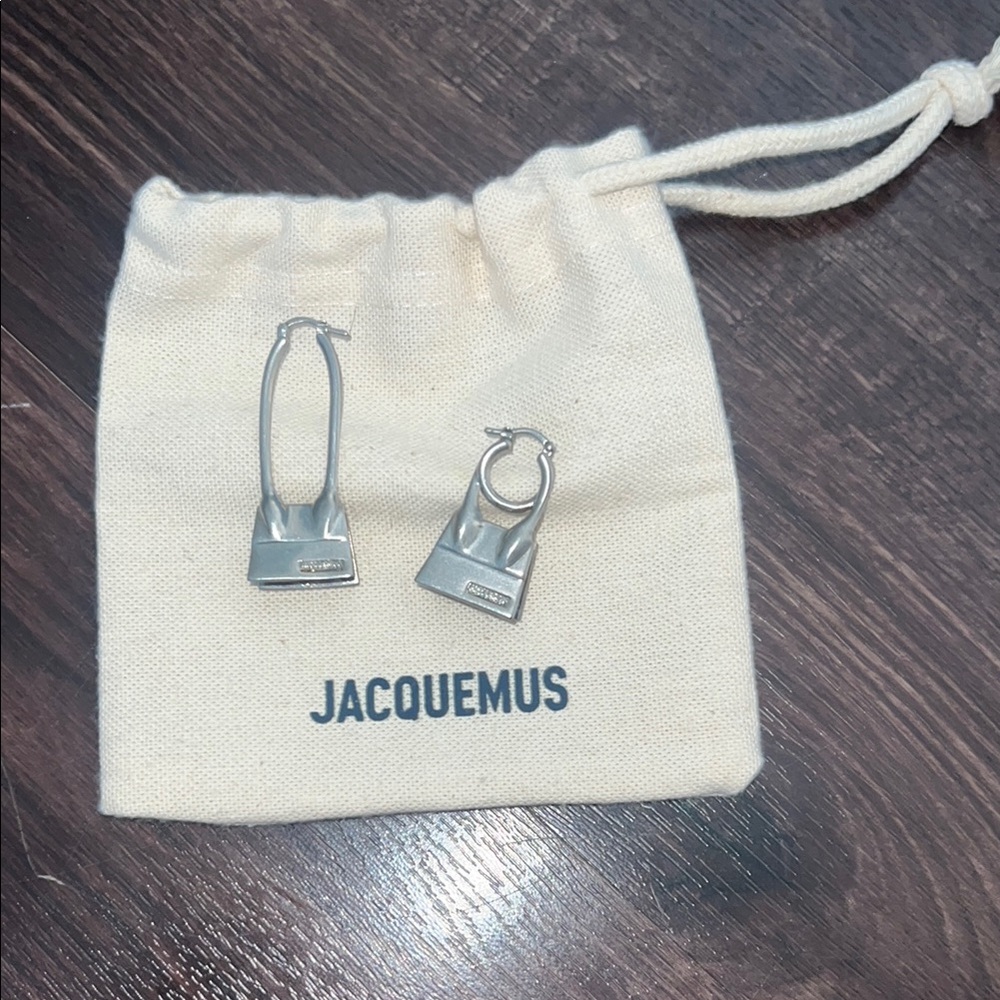 Jacquemus Metallic Silver Earrings